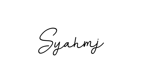 It looks lik you need a new signature style for name Syahmj. Design unique handwritten (BallpointsItalic-DORy9) signature with our free signature maker in just a few clicks. Syahmj signature style 11 images and pictures png