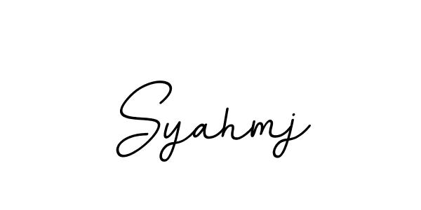 It looks lik you need a new signature style for name Syahmj. Design unique handwritten (BallpointsItalic-DORy9) signature with our free signature maker in just a few clicks. Syahmj signature style 11 images and pictures png