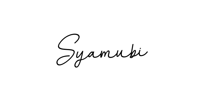 BallpointsItalic-DORy9 is a professional signature style that is perfect for those who want to add a touch of class to their signature. It is also a great choice for those who want to make their signature more unique. Get Syamubi name to fancy signature for free. Syamubi signature style 11 images and pictures png