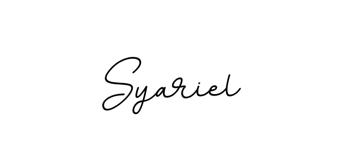 How to make Syariel signature? BallpointsItalic-DORy9 is a professional autograph style. Create handwritten signature for Syariel name. Syariel signature style 11 images and pictures png