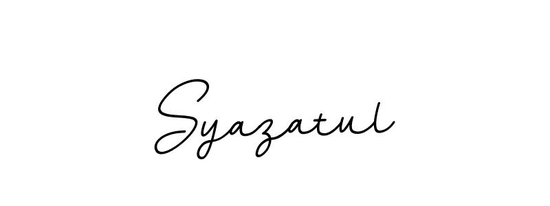 Make a beautiful signature design for name Syazatul. Use this online signature maker to create a handwritten signature for free. Syazatul signature style 11 images and pictures png
