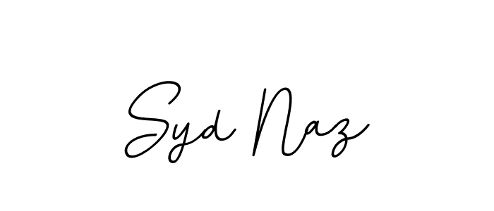 Design your own signature with our free online signature maker. With this signature software, you can create a handwritten (BallpointsItalic-DORy9) signature for name Syd Naz. Syd Naz signature style 11 images and pictures png