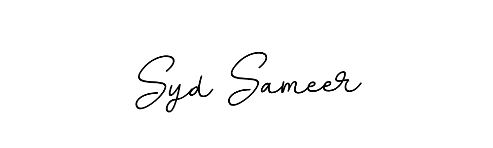 The best way (BallpointsItalic-DORy9) to make a short signature is to pick only two or three words in your name. The name Syd Sameer include a total of six letters. For converting this name. Syd Sameer signature style 11 images and pictures png