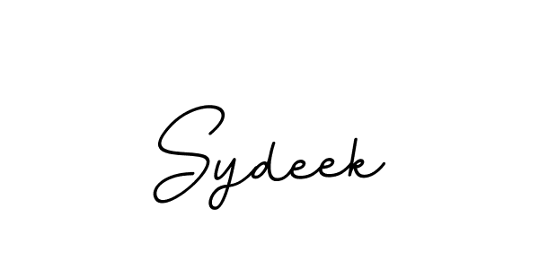 How to make Sydeek name signature. Use BallpointsItalic-DORy9 style for creating short signs online. This is the latest handwritten sign. Sydeek signature style 11 images and pictures png