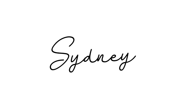 Use a signature maker to create a handwritten signature online. With this signature software, you can design (BallpointsItalic-DORy9) your own signature for name Sydney. Sydney signature style 11 images and pictures png