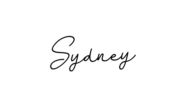 Use a signature maker to create a handwritten signature online. With this signature software, you can design (BallpointsItalic-DORy9) your own signature for name Sydney. Sydney signature style 11 images and pictures png