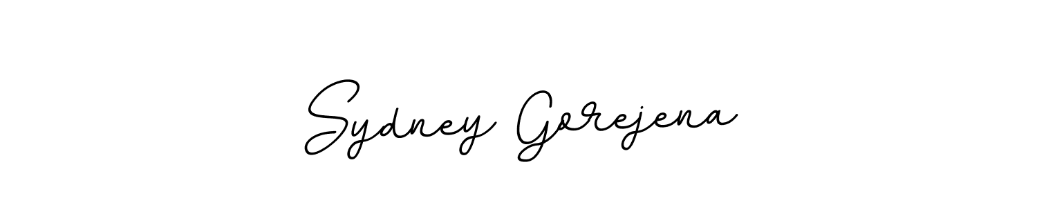 Sydney Gorejena stylish signature style. Best Handwritten Sign (BallpointsItalic-DORy9) for my name. Handwritten Signature Collection Ideas for my name Sydney Gorejena. Sydney Gorejena signature style 11 images and pictures png