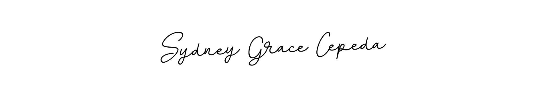 Make a beautiful signature design for name Sydney Grace Cepeda. Use this online signature maker to create a handwritten signature for free. Sydney Grace Cepeda signature style 11 images and pictures png