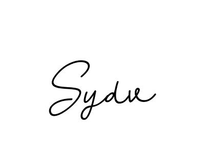 Use a signature maker to create a handwritten signature online. With this signature software, you can design (BallpointsItalic-DORy9) your own signature for name Sydv. Sydv signature style 11 images and pictures png