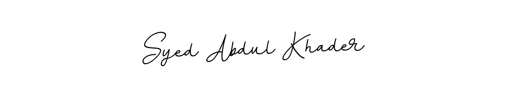 Similarly BallpointsItalic-DORy9 is the best handwritten signature design. Signature creator online .You can use it as an online autograph creator for name Syed Abdul Khader. Syed Abdul Khader signature style 11 images and pictures png