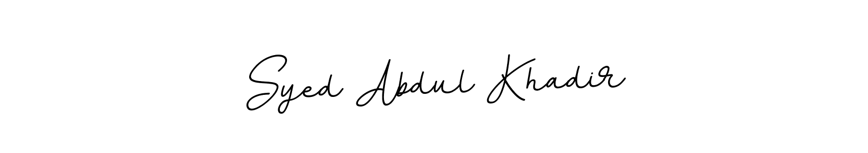 BallpointsItalic-DORy9 is a professional signature style that is perfect for those who want to add a touch of class to their signature. It is also a great choice for those who want to make their signature more unique. Get Syed Abdul Khadir name to fancy signature for free. Syed Abdul Khadir signature style 11 images and pictures png