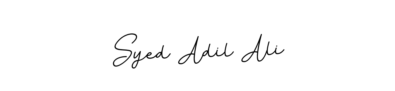 How to make Syed Adil Ali name signature. Use BallpointsItalic-DORy9 style for creating short signs online. This is the latest handwritten sign. Syed Adil Ali signature style 11 images and pictures png