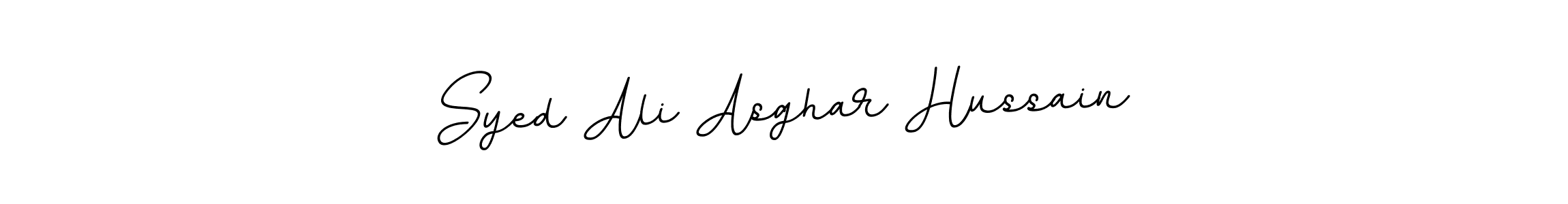 if you are searching for the best signature style for your name Syed Ali Asghar Hussain. so please give up your signature search. here we have designed multiple signature styles  using BallpointsItalic-DORy9. Syed Ali Asghar Hussain signature style 11 images and pictures png