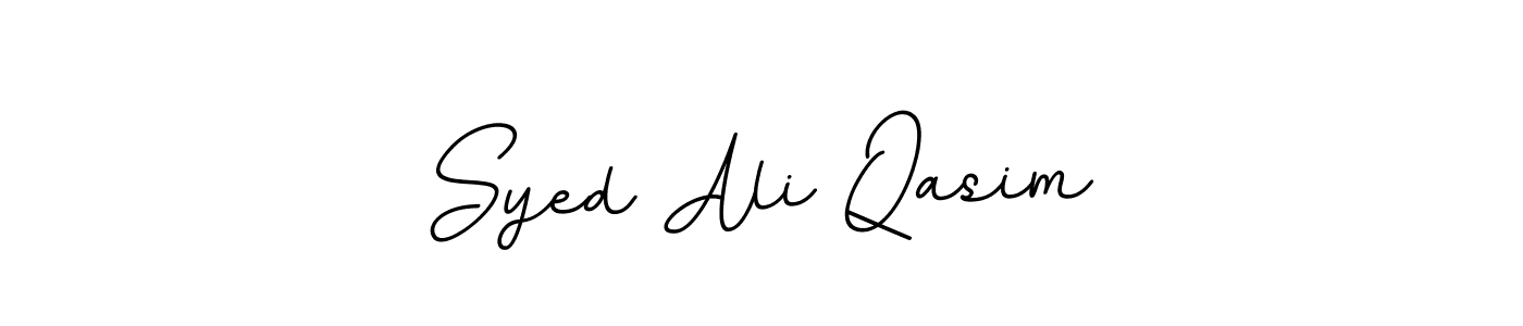 Design your own signature with our free online signature maker. With this signature software, you can create a handwritten (BallpointsItalic-DORy9) signature for name Syed Ali Qasim. Syed Ali Qasim signature style 11 images and pictures png