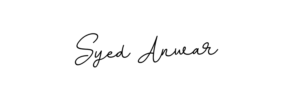 Design your own signature with our free online signature maker. With this signature software, you can create a handwritten (BallpointsItalic-DORy9) signature for name Syed Anwar. Syed Anwar signature style 11 images and pictures png