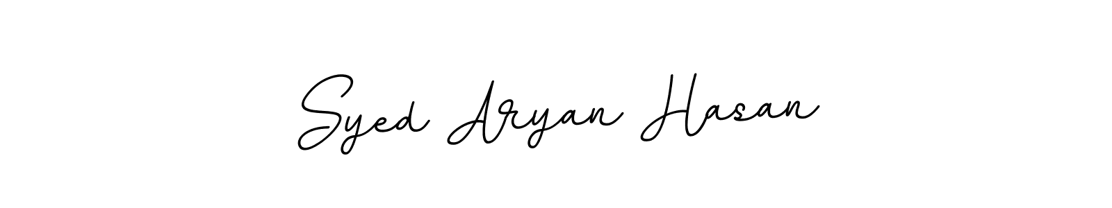 Also we have Syed Aryan Hasan name is the best signature style. Create professional handwritten signature collection using BallpointsItalic-DORy9 autograph style. Syed Aryan Hasan signature style 11 images and pictures png