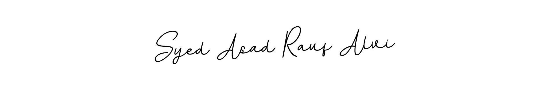 Use a signature maker to create a handwritten signature online. With this signature software, you can design (BallpointsItalic-DORy9) your own signature for name Syed Asad Rauf Alvi. Syed Asad Rauf Alvi signature style 11 images and pictures png