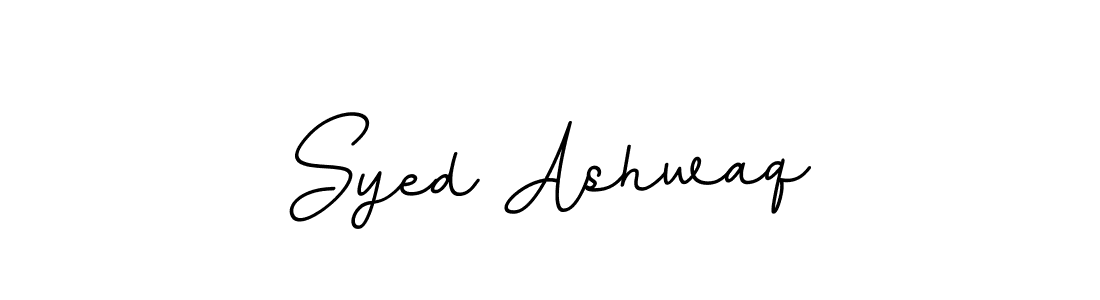 You should practise on your own different ways (BallpointsItalic-DORy9) to write your name (Syed Ashwaq) in signature. don't let someone else do it for you. Syed Ashwaq signature style 11 images and pictures png