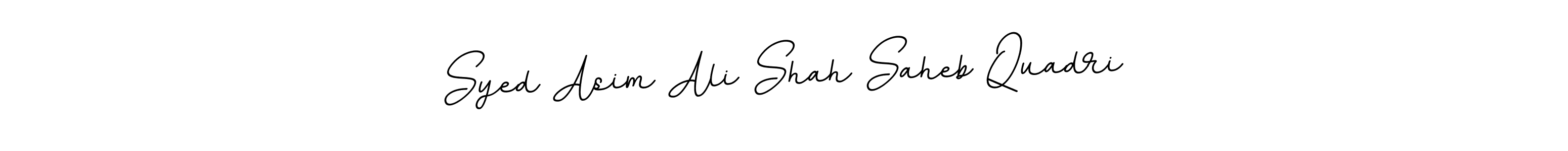 How to make Syed Asim Ali Shah Saheb Quadri name signature. Use BallpointsItalic-DORy9 style for creating short signs online. This is the latest handwritten sign. Syed Asim Ali Shah Saheb Quadri signature style 11 images and pictures png