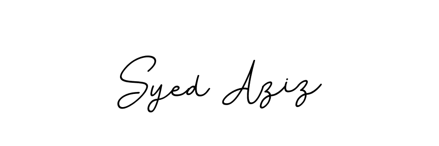 This is the best signature style for the Syed Aziz name. Also you like these signature font (BallpointsItalic-DORy9). Mix name signature. Syed Aziz signature style 11 images and pictures png