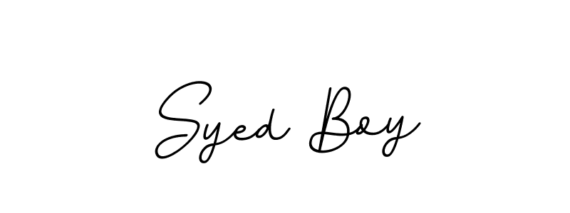 You should practise on your own different ways (BallpointsItalic-DORy9) to write your name (Syed Boy) in signature. don't let someone else do it for you. Syed Boy signature style 11 images and pictures png