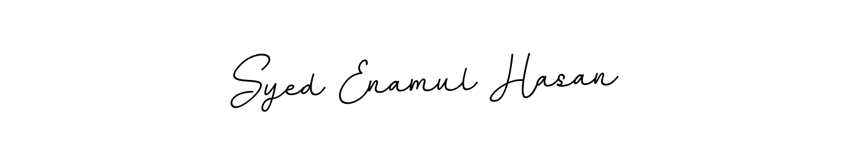How to make Syed Enamul Hasan name signature. Use BallpointsItalic-DORy9 style for creating short signs online. This is the latest handwritten sign. Syed Enamul Hasan signature style 11 images and pictures png