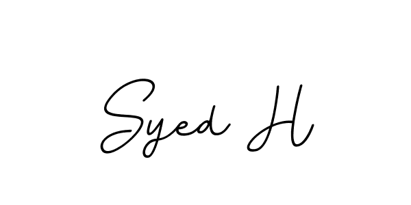 if you are searching for the best signature style for your name Syed H. so please give up your signature search. here we have designed multiple signature styles  using BallpointsItalic-DORy9. Syed H signature style 11 images and pictures png