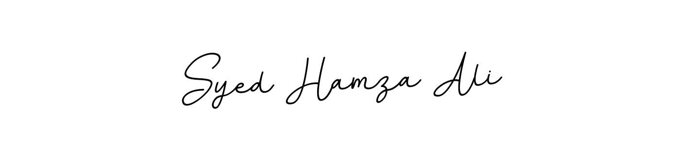 Design your own signature with our free online signature maker. With this signature software, you can create a handwritten (BallpointsItalic-DORy9) signature for name Syed Hamza Ali. Syed Hamza Ali signature style 11 images and pictures png