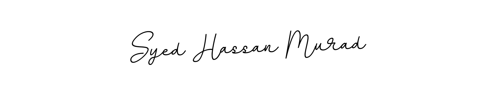 It looks lik you need a new signature style for name Syed Hassan Murad. Design unique handwritten (BallpointsItalic-DORy9) signature with our free signature maker in just a few clicks. Syed Hassan Murad signature style 11 images and pictures png