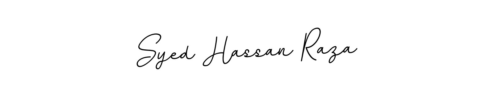 Syed Hassan Raza stylish signature style. Best Handwritten Sign (BallpointsItalic-DORy9) for my name. Handwritten Signature Collection Ideas for my name Syed Hassan Raza. Syed Hassan Raza signature style 11 images and pictures png