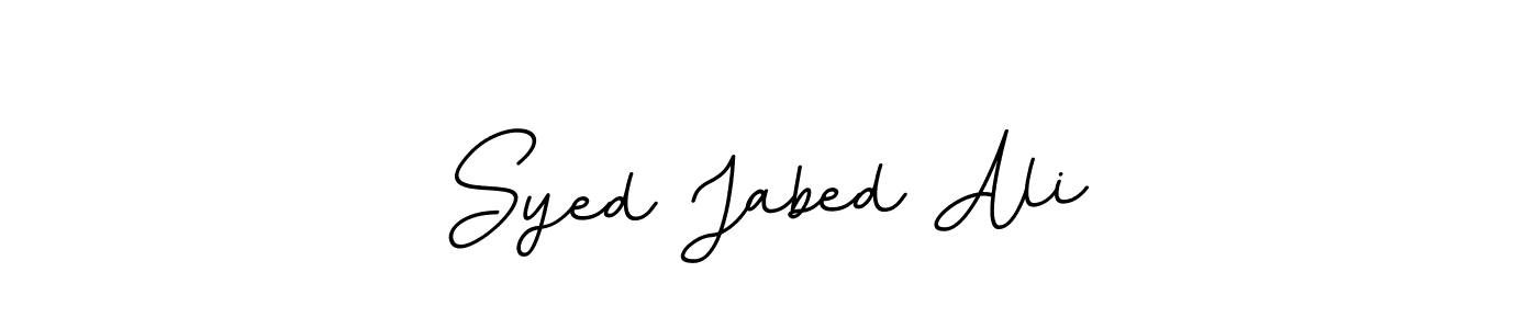 Syed Jabed Ali stylish signature style. Best Handwritten Sign (BallpointsItalic-DORy9) for my name. Handwritten Signature Collection Ideas for my name Syed Jabed Ali. Syed Jabed Ali signature style 11 images and pictures png