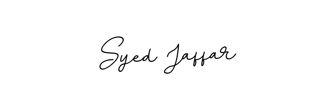 Make a beautiful signature design for name Syed Jaffar. With this signature (BallpointsItalic-DORy9) style, you can create a handwritten signature for free. Syed Jaffar signature style 11 images and pictures png