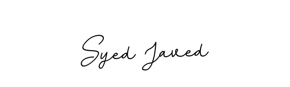 Syed Javed stylish signature style. Best Handwritten Sign (BallpointsItalic-DORy9) for my name. Handwritten Signature Collection Ideas for my name Syed Javed. Syed Javed signature style 11 images and pictures png