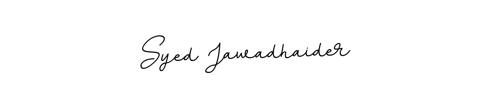 The best way (BallpointsItalic-DORy9) to make a short signature is to pick only two or three words in your name. The name Syed Jawadhaider include a total of six letters. For converting this name. Syed Jawadhaider signature style 11 images and pictures png