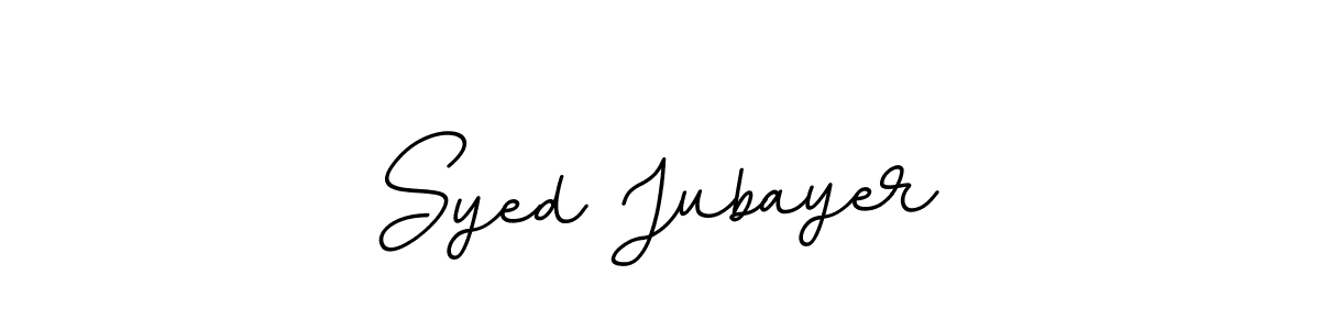 How to make Syed Jubayer name signature. Use BallpointsItalic-DORy9 style for creating short signs online. This is the latest handwritten sign. Syed Jubayer signature style 11 images and pictures png