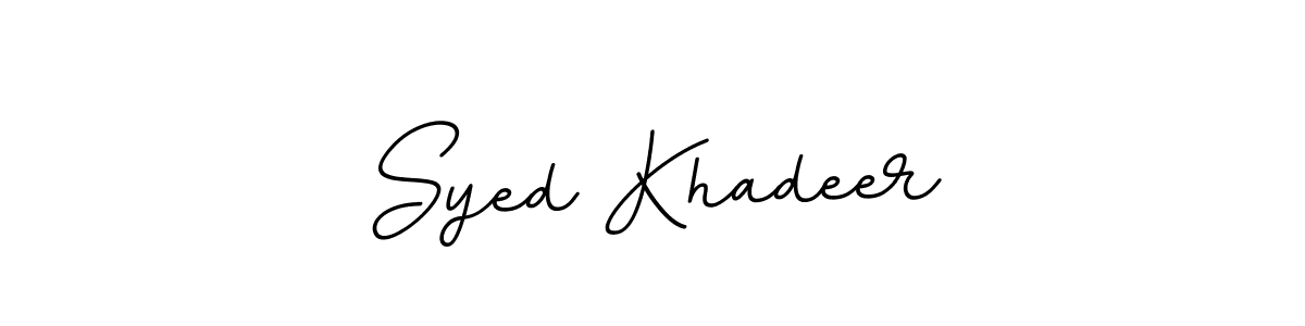 It looks lik you need a new signature style for name Syed Khadeer. Design unique handwritten (BallpointsItalic-DORy9) signature with our free signature maker in just a few clicks. Syed Khadeer signature style 11 images and pictures png