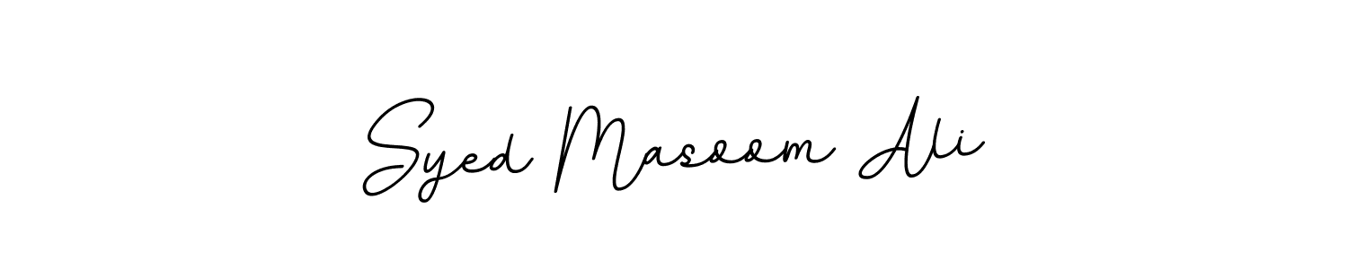 Also You can easily find your signature by using the search form. We will create Syed Masoom Ali name handwritten signature images for you free of cost using BallpointsItalic-DORy9 sign style. Syed Masoom Ali signature style 11 images and pictures png