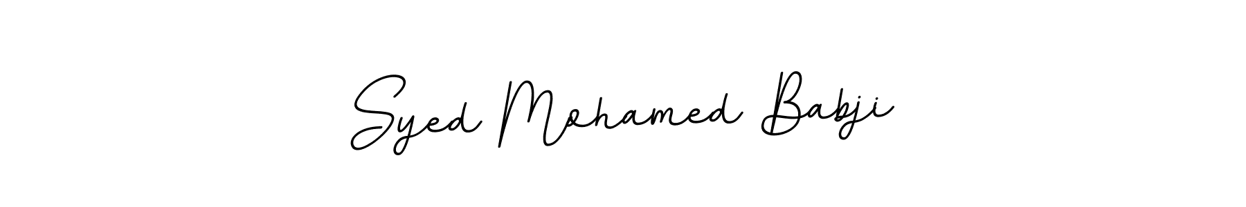 This is the best signature style for the Syed Mohamed Babji name. Also you like these signature font (BallpointsItalic-DORy9). Mix name signature. Syed Mohamed Babji signature style 11 images and pictures png