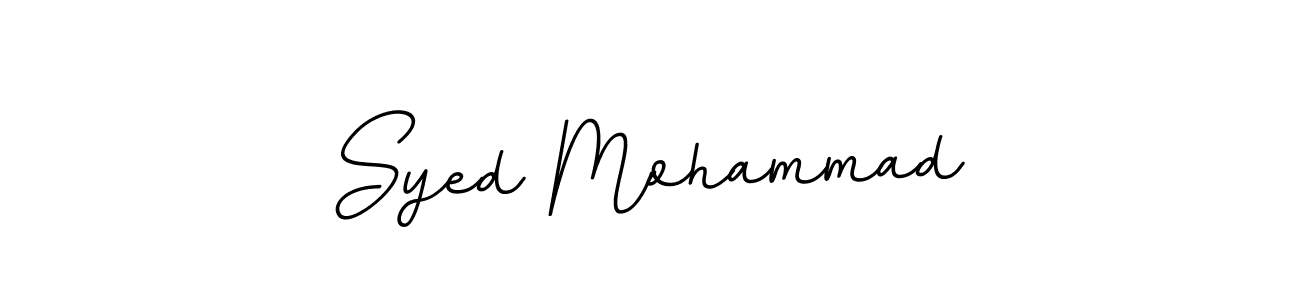 How to make Syed Mohammad name signature. Use BallpointsItalic-DORy9 style for creating short signs online. This is the latest handwritten sign. Syed Mohammad signature style 11 images and pictures png