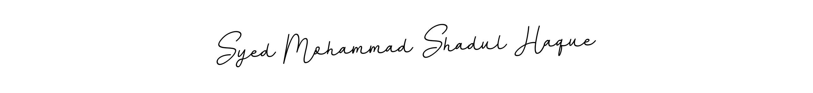 The best way (BallpointsItalic-DORy9) to make a short signature is to pick only two or three words in your name. The name Syed Mohammad Shadul Haque include a total of six letters. For converting this name. Syed Mohammad Shadul Haque signature style 11 images and pictures png