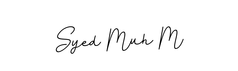 Make a beautiful signature design for name Syed Muh M. Use this online signature maker to create a handwritten signature for free. Syed Muh M signature style 11 images and pictures png