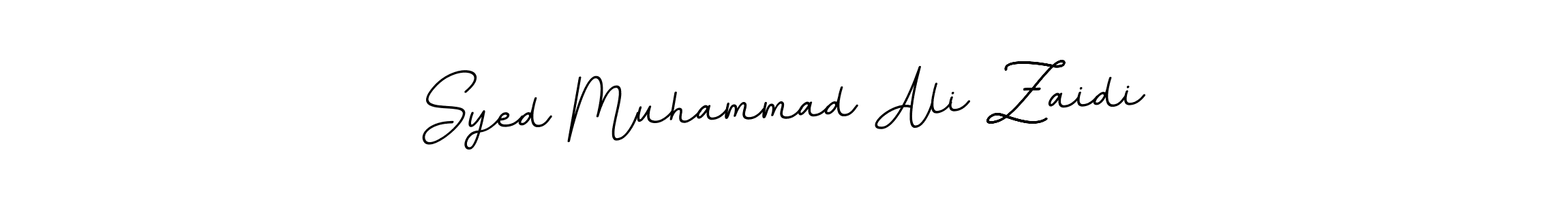 Design your own signature with our free online signature maker. With this signature software, you can create a handwritten (BallpointsItalic-DORy9) signature for name Syed Muhammad Ali Zaidi. Syed Muhammad Ali Zaidi signature style 11 images and pictures png