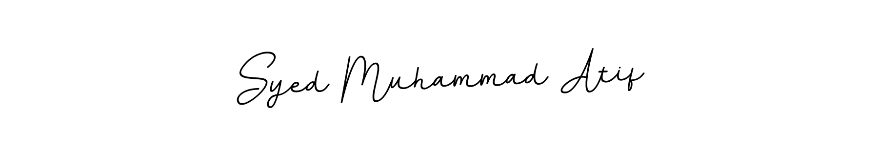 Syed Muhammad Atif stylish signature style. Best Handwritten Sign (BallpointsItalic-DORy9) for my name. Handwritten Signature Collection Ideas for my name Syed Muhammad Atif. Syed Muhammad Atif signature style 11 images and pictures png