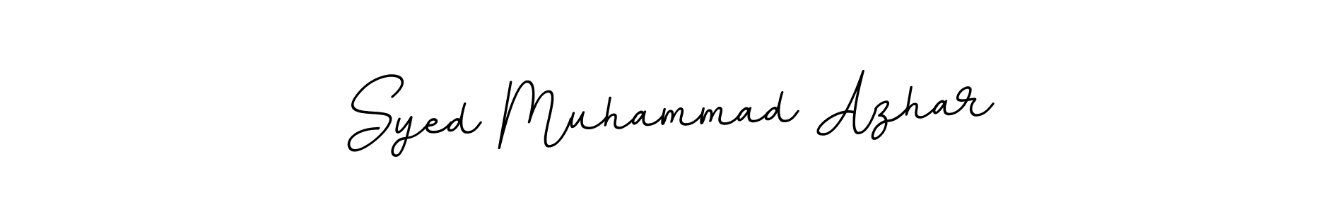 Use a signature maker to create a handwritten signature online. With this signature software, you can design (BallpointsItalic-DORy9) your own signature for name Syed Muhammad Azhar. Syed Muhammad Azhar signature style 11 images and pictures png