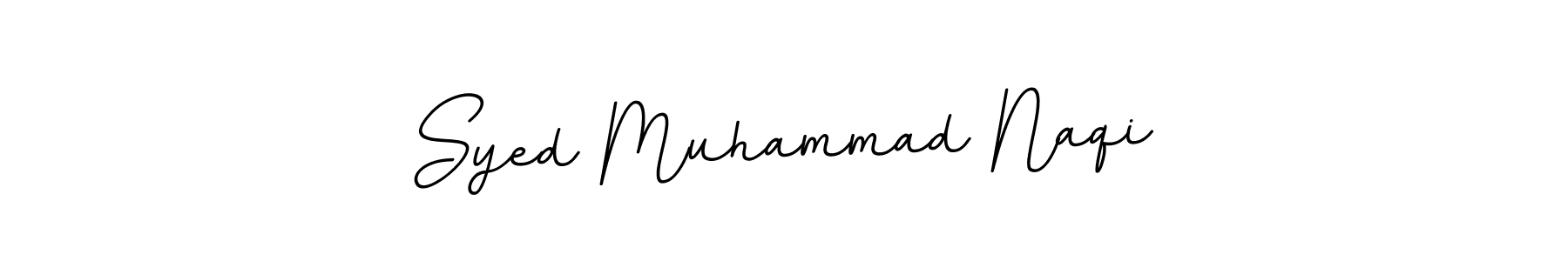 Design your own signature with our free online signature maker. With this signature software, you can create a handwritten (BallpointsItalic-DORy9) signature for name Syed Muhammad Naqi. Syed Muhammad Naqi signature style 11 images and pictures png