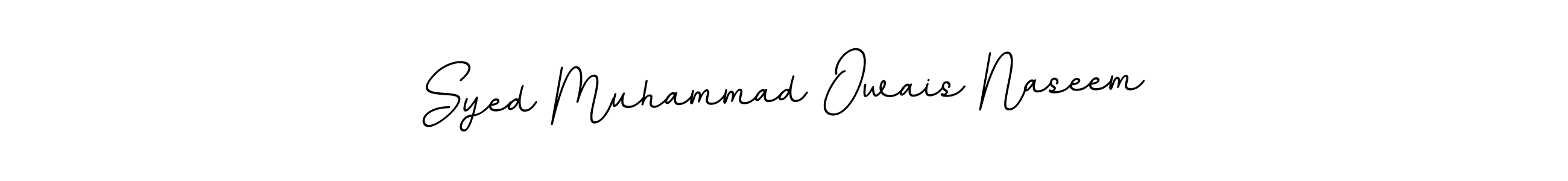 Syed Muhammad Owais Naseem stylish signature style. Best Handwritten Sign (BallpointsItalic-DORy9) for my name. Handwritten Signature Collection Ideas for my name Syed Muhammad Owais Naseem. Syed Muhammad Owais Naseem signature style 11 images and pictures png