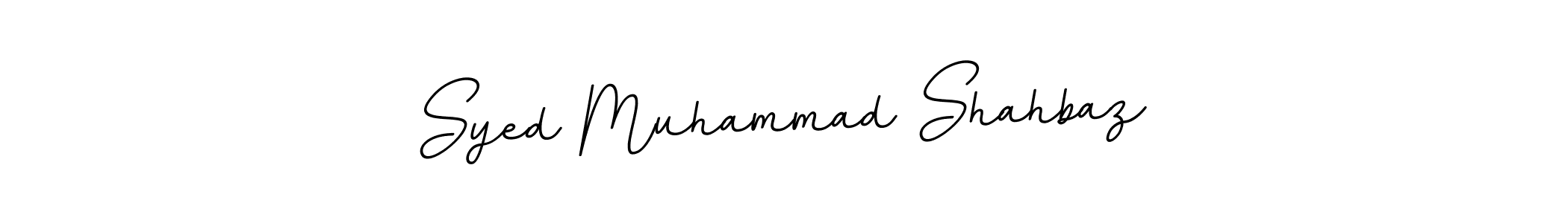 Create a beautiful signature design for name Syed Muhammad Shahbaz. With this signature (BallpointsItalic-DORy9) fonts, you can make a handwritten signature for free. Syed Muhammad Shahbaz signature style 11 images and pictures png