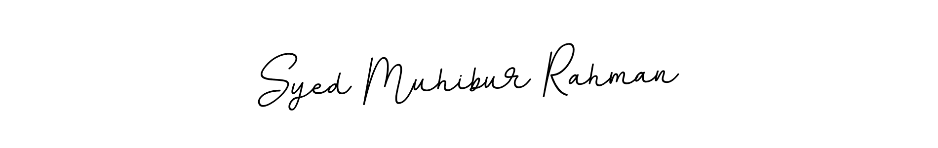 Make a beautiful signature design for name Syed Muhibur Rahman. With this signature (BallpointsItalic-DORy9) style, you can create a handwritten signature for free. Syed Muhibur Rahman signature style 11 images and pictures png