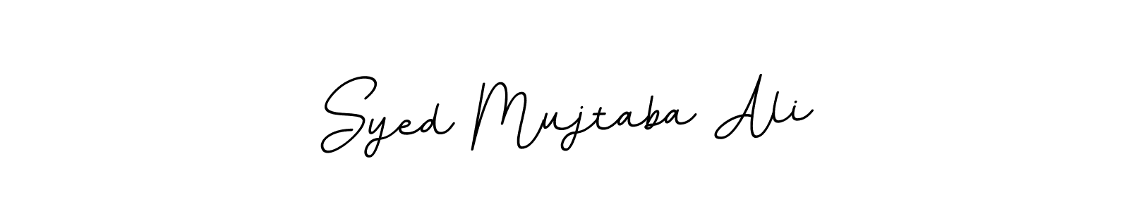 How to make Syed Mujtaba Ali name signature. Use BallpointsItalic-DORy9 style for creating short signs online. This is the latest handwritten sign. Syed Mujtaba Ali signature style 11 images and pictures png