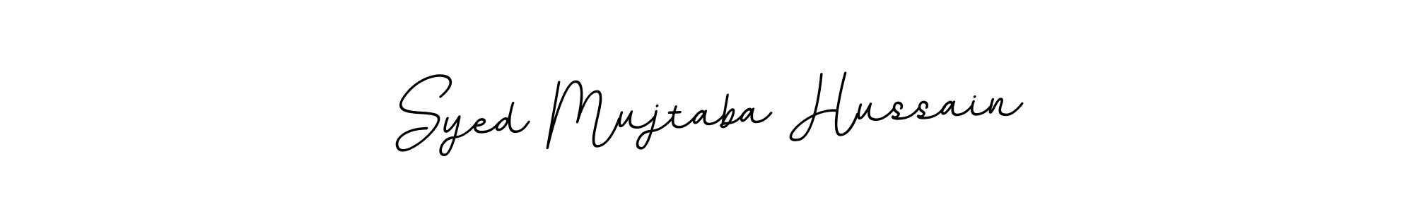 You should practise on your own different ways (BallpointsItalic-DORy9) to write your name (Syed Mujtaba Hussain) in signature. don't let someone else do it for you. Syed Mujtaba Hussain signature style 11 images and pictures png